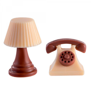3D Pralinenform - Telefon und Lampe