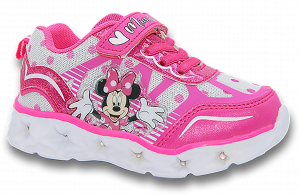 Scarpe Minnie con luci Bambina dal 24 al 32 Rosa acceso Disney