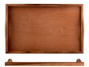 Vassoio in legno rettangolare 32x51