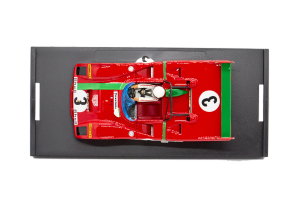 Ferrari 312 PB Targa Florio 1972 1° A. Merzario S. Funari #3 With Driver Winner - 1/43 Brumm