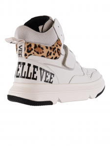 Emanuelle Vee Sneakers Alta in Pelle 