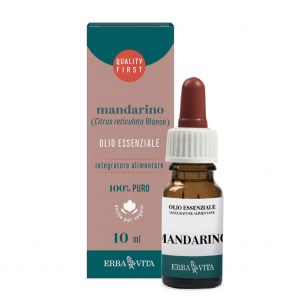 MANDARINO OLIO ESSENZIALE - AZIONE RILASSANTE 10 ML ERBAVITA 