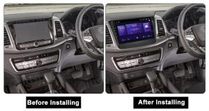 ANDROID autoradio navigatore per SsangYong Rexton 2017-2021 CarPlay Android Auto GPS USB WI-FI Bluetooth 4G LTE