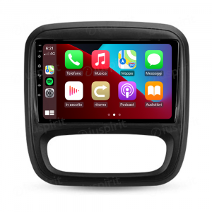ANDROID autoradio navigatore per Fiat Talento Opel Vivaro B Renault Trafic Nissan NV300 CarPlay Android Auto GPS USB WI-FI Bluetooth 4G LTE