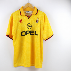 1995-96 Ac Milan Maglia Lotto Opel Terza L (Top)