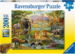 Ravensburger Puzzle  Animali della Savana Puzzle 200 XXL