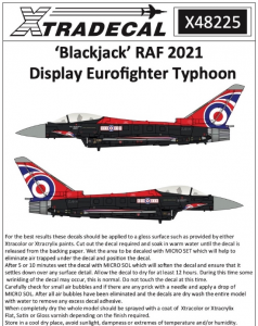 'Blackjack' RAF 2021 Display Eurofighter Typhoon FGR.4