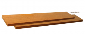 Mensola in legno con fissaggio a muro - 70 cm