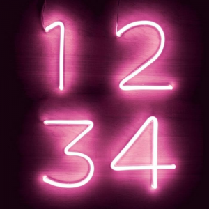 Numeri e Simboli Led Neon Art Rosa