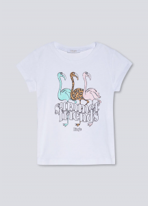 LIU JO T-shirt con stampa flamingo