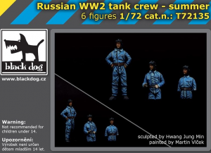 Russian WWII tank crew summer