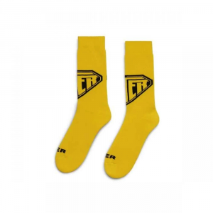 IUTER Calze Socks Logo Yellow 