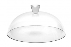 D&D SET 2 CUPOLE, campana per dolci in plastica, cupola in plexiglass,  trasparente, per alimenti, cloche, Diametro 20 e 25 cm : : Casa e  cucina