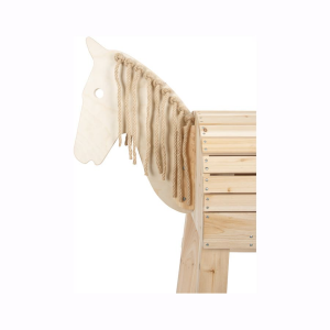 Cavallo da equitazione di legno da giardino