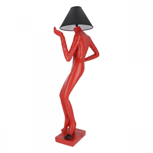 Lady lamp red