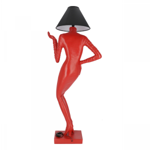 Lady lamp red
