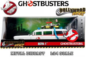 *PREORDER* Hollywood Riders: GHOSTBUSTERS ECTO-1 1:24 by Jada Toys