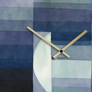 Orologio da parete quadrato Klee in metallo stampato digitalmente 50 cm