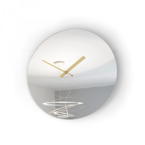 Orologio da parete quadrato Klee in metallo stampato digitalmente 50 cm |  E-Italy | 100% Made in Italy