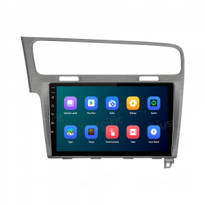 ANDROID autoradio navigatore per VW Golf 7 CarPlay Android Auto GPS USB WI-FI Bluetooth 4G LTE grigio satinato