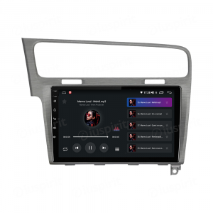 ANDROID autoradio navigatore per VW Golf 7 CarPlay Android Auto GPS USB WI-FI Bluetooth 4G LTE grigio satinato