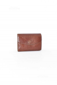 Wallet In Real Leather Brown Duke Of York