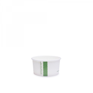Ciotole asporto in cartoncino - 170ml/6oz serie green stripe D90 - View3 - small