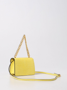 Mini borsetta gialla in pelle Moschino Couture 