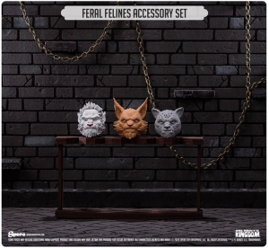 Animal Warriors of the Kingdom: Feral Felines HEADS SET 3 by Spero Studios
