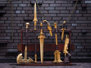  *PREORDER* Animal Warriors of the Kingdom: EPIC GOLD WEAPONS SET 3 by Spero Studios