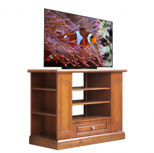 SUPERPROMO - Mueble tv estantería lateral estilo clásico Essenziale Plus