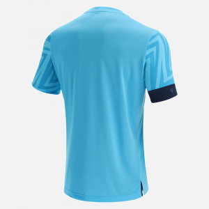 T-Shirt Padel/Tennis Macron Juan uomo azzurro leggera e traspirante