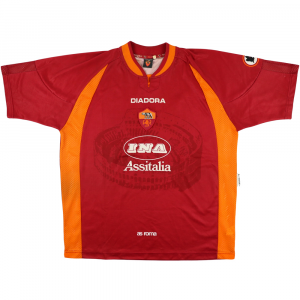 1997-98 Roma Maglia Diadora Ina XXL (Top)