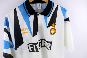 1991-92 Inter Maglia Away Umbro Fitgar XL (Top)