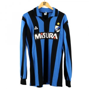 1987-88 Inter Maglia #11 A. Serena Match Worn Le Coq Misura