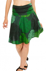 Wrap green skirts for women