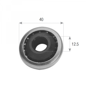 Cuscinetto in nylon ø 40mm, foro interno ø 12mm