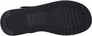 Cult Sandalo Nero da Ragazza  STONE1 con fascia logo e strass