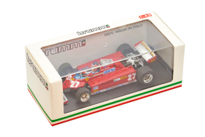 Ferrari 126 Ck Turbo Gp Montecarlo 1981 G. Villeneuve #27 + Driver - 1/43 Brumm