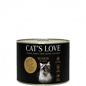 CAT'S LOVE - Senior ANATRA con olio di cardo & levistico, senza cereali 200 gr.