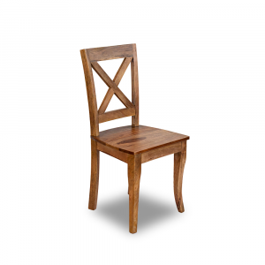 Sedia in legno di sheesham (palissandro naturale) finitura opaca #1317IN125