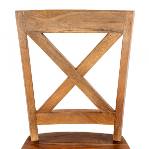 Sedia in legno di sheesham (palissandro naturale) finitura opaca #1317IN125