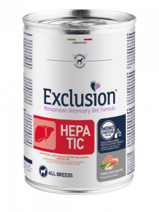 Exclusion - Veterinary Diet Canine - Hepatic - 400g x 6 lattine