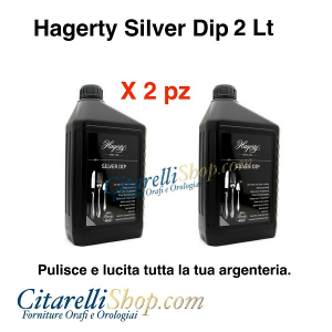 2 HAGERTY SILVER DIP 2 LT.
Liquido disossidante x la Pulizia di Argento, Rame, Ottone.