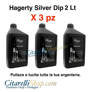 3 HAGERTY SILVER DIP 2 LT.
Liquido disossidante x la Pulizia di Argento, Rame, Ottone.