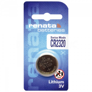 BATTERIA RENATA CR 2320 litio
Battery RENATA CR 2320 lithium