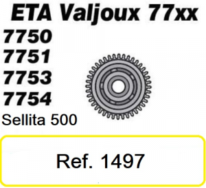 Cuscinetto a sfere n°1497 - ETA VALJOUX 7750 = SELLITA 500