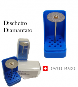 Fresa a disco diamantato doppia faccia Ø 22 x 0,55 mm - Swiss Made