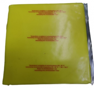 Gomma gialla retro elettrone silicone 85/90° foglio
IDEALE PER RESINA