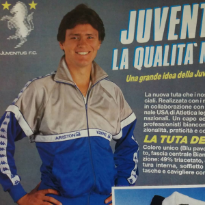 1986-87 Juventus Giacca Kappa Ariston Tuta XL (Top)